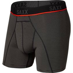 Saxx Boxer Kinetic Hd Brief Homme - Grey Feed Stripe