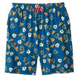 KingSize Pajama Lounge Shorts - Mickey Pizza