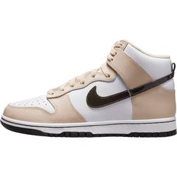 Nike Dunk High White/Sanddrift Brown Women's