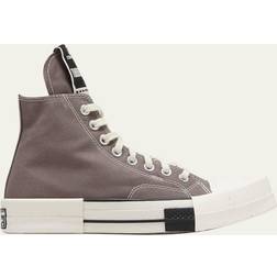 Rick Owens Canvas High-Top Sneakers - Grå