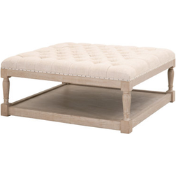 Benjara Nailhead Trim Coffee Table