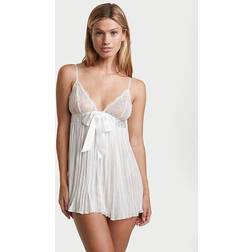 Very Sexy Pleated Babydoll, White/ivory, Women's Babydolls Victoria's Secret