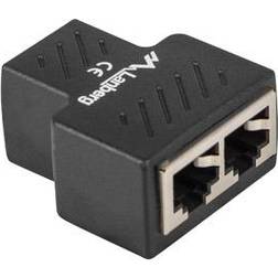 Lanberg Splitter RJ-45 - 2xRJ-45 F-F Adapter