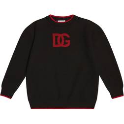 Dolce & Gabbana Kid's Logo Sweater - Black