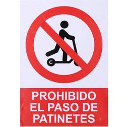 Prohibido El Paso De Patinetes 21 x 30 cm