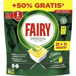 Fairy All in One Lemon Dishwasher Tablets 32-pack