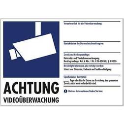 Pentatech 40205 Warnaufkleber Videoüberwachung