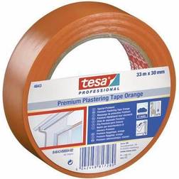 TESA Bande Plastifiée 4843-04-02 Orange (L x L) 33 m x 30 mm Caoutchouc