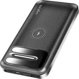 LogiLink Powerbank 8000 mAh Draadloos Opladen 2x USB-A