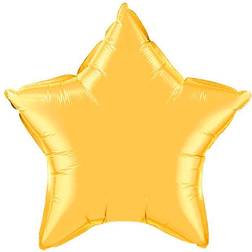 Heliumballong Stjärna Guld