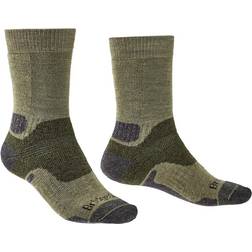 Bridgedale Men's Midweight Merino Performance Boot Socks - Green