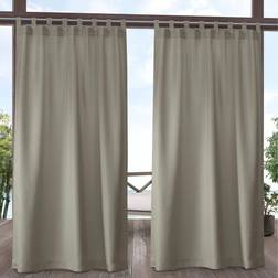 Exclusive Home Curtains Solid Cabana Tab Top