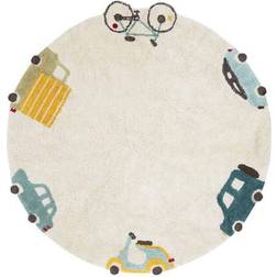 Lorena Canals Washable Rug Wheels Børnegulvtæppe Wheels 140x140cm
