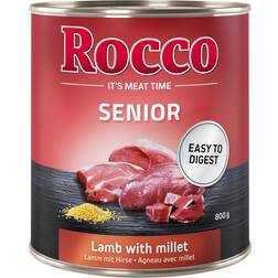 Rocco Senior 24 x 800 g Umido Per Cane - Agnello Con Miglio