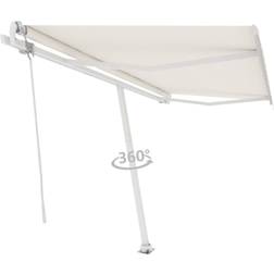 vidaXL fritstående markise 450x350 automatisk betjening