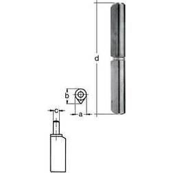 Divers Profilrolle Band-L 120 mm Stift-Ø 9 mm GAH