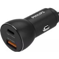 Philips 1xUSB 1XUSB-C PDQC Ładowarka samocho.
