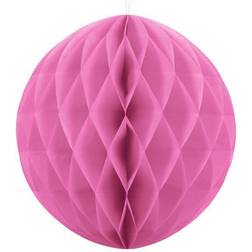 PartyDeco Pink Honeycomb 40 cm Rund