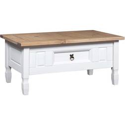 vidaXL 100 fyrretræ Corona-serien Sofabord 60x40cm