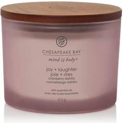Chesapeake Bay Candle Scented with wooden lid Cranberry Dahlia Doftljus 104g
