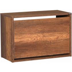 LOTO LIVING Skoskap 42 x 60 cm Valnøtt Skohylle 60x60cm