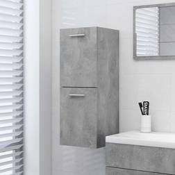 vidaXL Bathroom Cabinet Concrete Grey 30 x 30 x 80 cm