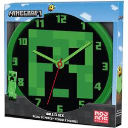 Minecraft Bros wall clock Vægur