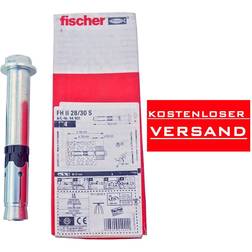 Fischer FH II 28/30 S Højkapacitetsanker 192 mm 28 mm 4 stk