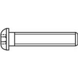 Toolcraft 839805 Linsenschrauben M5 ISO 7380 Edelstahl A2 100