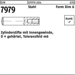Lemvigh-Müller Ø6 m6X12 Cylindrisk Stift DIN 7979-ST