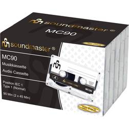Soundmaster MC90 90 Minuters Kassettband 5 Stk