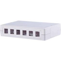 Metz Connect 1309190002KE 6 Port Netzwerk-Patchpanel Unbestueckt 1 HE