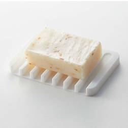 Yamazaki Silicone Soap Tray White