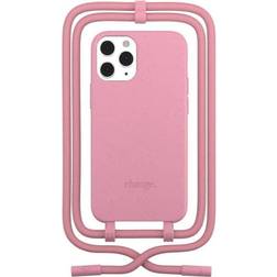 Woodcessories iPhone 12 Pro Max Change Cover m. Strop 100% Plantebaseret Coral Pink