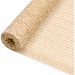 vidaXL Privacy Net Beige 1.5x25 HDPE