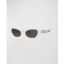 Dolce & Gabbana White DG Elastic 331287