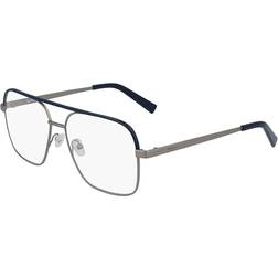 Ferragamo Cadres optiques Sf2199l 43032 col. 072 Hommes CarrÃ Argent