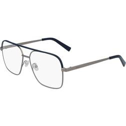 Ferragamo Salvatore Herre Grå 58 mm Læder Briller
