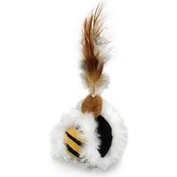 Nobby Balle Pour Chat Peluche Avec Plumes Pet - Blanc