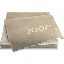 Joop! Uni Doubleface Wohndecke Filz Braun