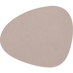Lind DNA Nupo Glasbrik Curve 11x13 cm Clay Brown Dækkeserviet Brun, Beige