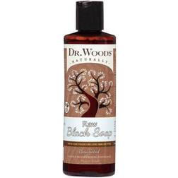 Dr. Woods Liquid Raw Black Soap with Fair Trade Shea Butter Unscented