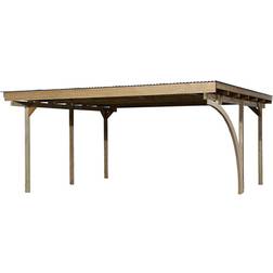 Weka Double carport 616 A (616.5050.40.10) (Gebäudefläche )