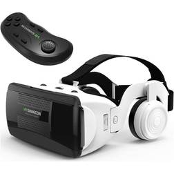 2022 vr headset compatible with ios/android 3d virtual reality glasses with remo