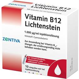 Zentiva Vitamin B12 1.000 µg Lichtenstein Ampullen Ampullen 100x1