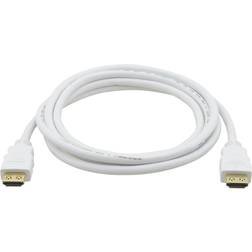 Kramer Electronics C-MHM/MHM Flexible High-Speed HDMI Cable 2' White