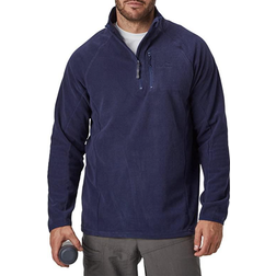 PETER STORM Men's Grid Half Zip Fleece - Navy