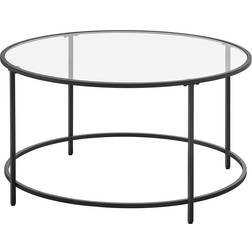 Vasagle Round LGT021B01 Black Coffee Table 84cm
