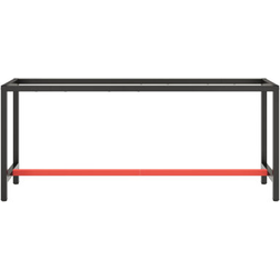 vidaXL Stel metal mat Skrivebord