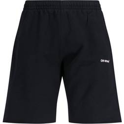 Off-White Caravaggio Paint Sweatshort - Black